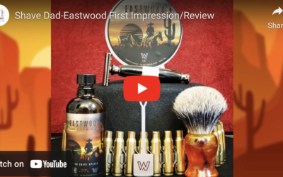A shave with Eastwood by Cape Cod Wet Shaving